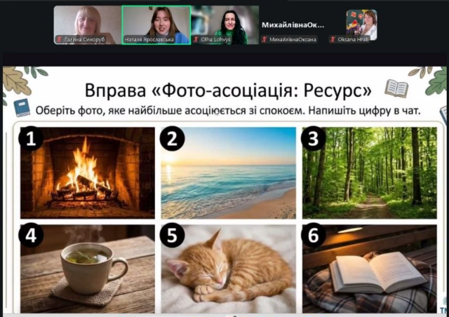 Вправа Фото-асоціація